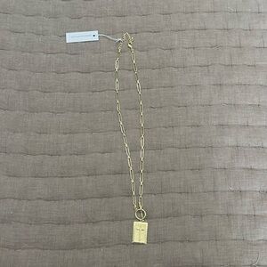 NWT Uncommon James Gold cross necklace